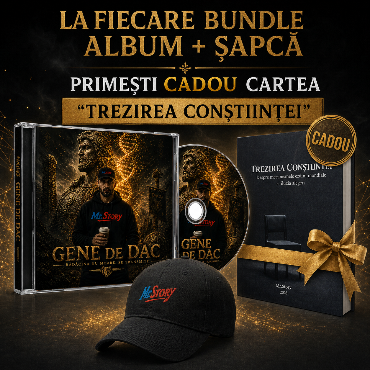 Album Gene de Dac + Șapcă Mr.Story