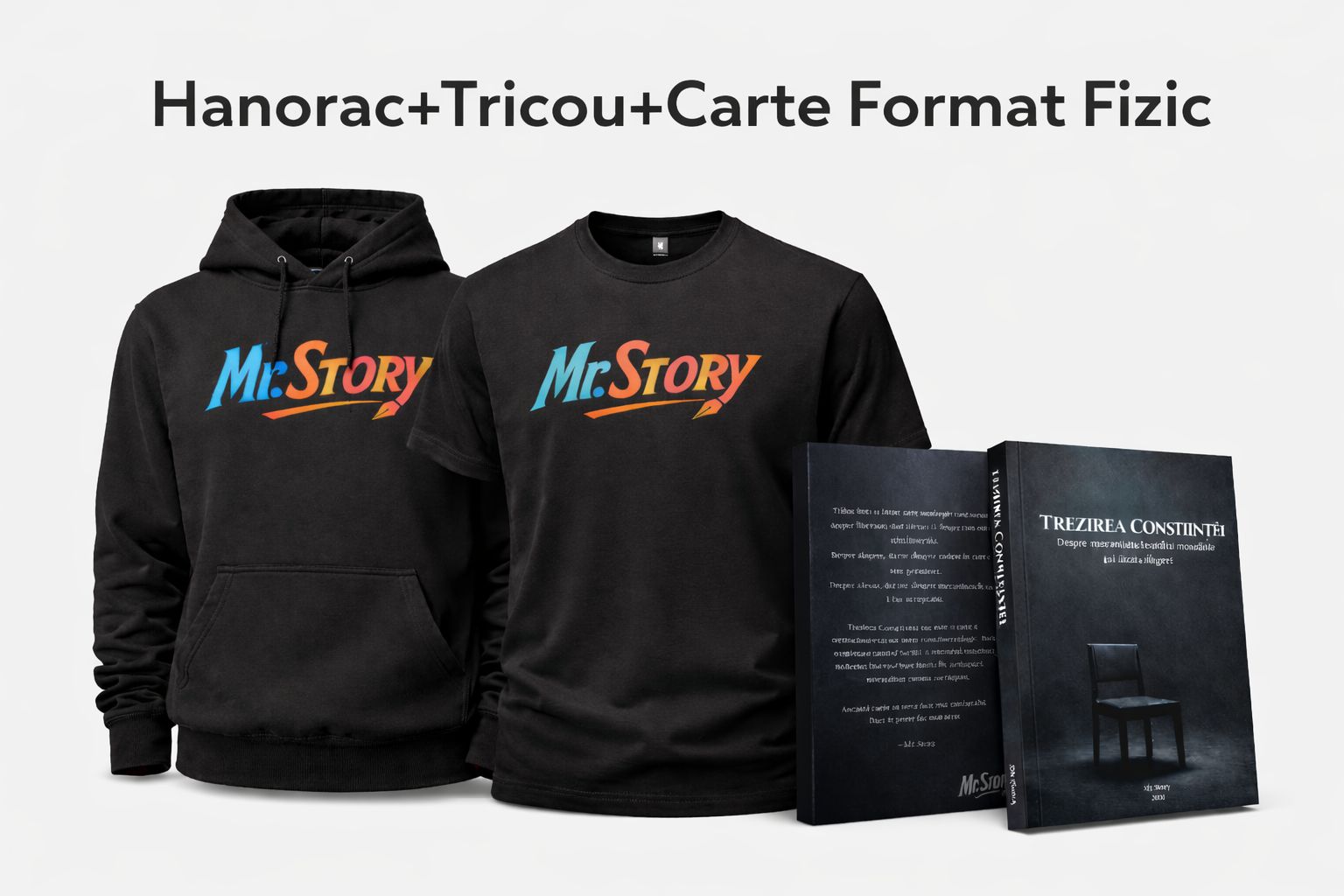 Bundle-Hanorac+Tricou+Carte Format Fizic