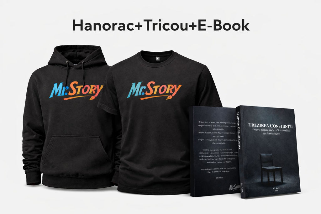 Bundle Mr.Story- Hanorac+Tricou+E-Book